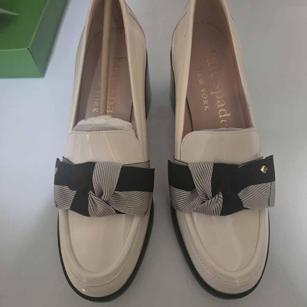 Kate Spade Leandra Heeled Loafer Patent